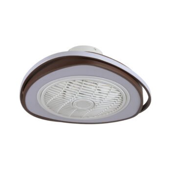 Ventoinha de tecto GENEVA castanha, 5 palas, 70W LED 3000-6500K