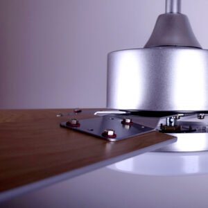 Ventoinha de tecto KENIA prata, 4 palas reversíveis, 18W LED 3000|4000|6500K - Image 5