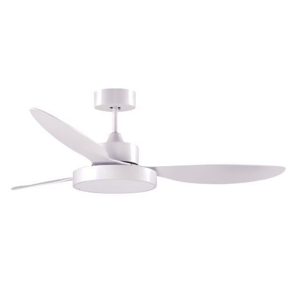 Ventoinha de tecto TULUM branca, 3 palas, 25W LED 3000|4000|6000K