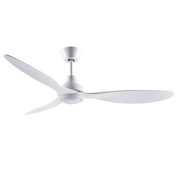 Ventoinha de tecto DELFOS branca, 3 palas, 20W LED 4000K
