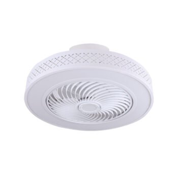 Ventoinha de tecto KABUL branca, 5 palas, 72W LED 3000-6000K