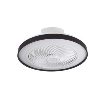 Ventoinha de tecto CATHAY preta, 5 palas, 72W LED 3000-6000K