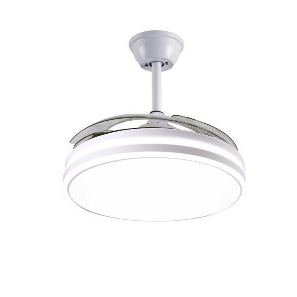 Ventoinha de tecto ASGARD branca, 4 palas retráteis, 72W LED 3000|4000|6000K - Image 2