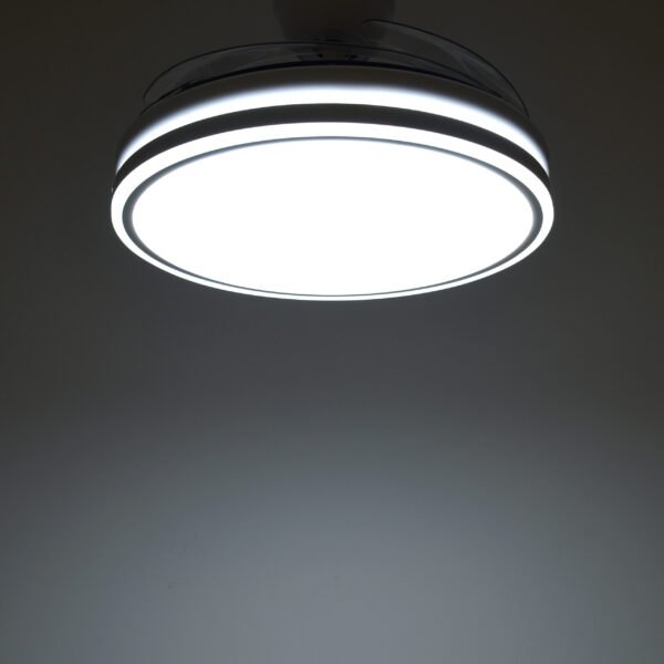 Ventoinha de tecto ASGARD branca, 4 palas retráteis, 72W LED 3000|4000|6000K - Image 5