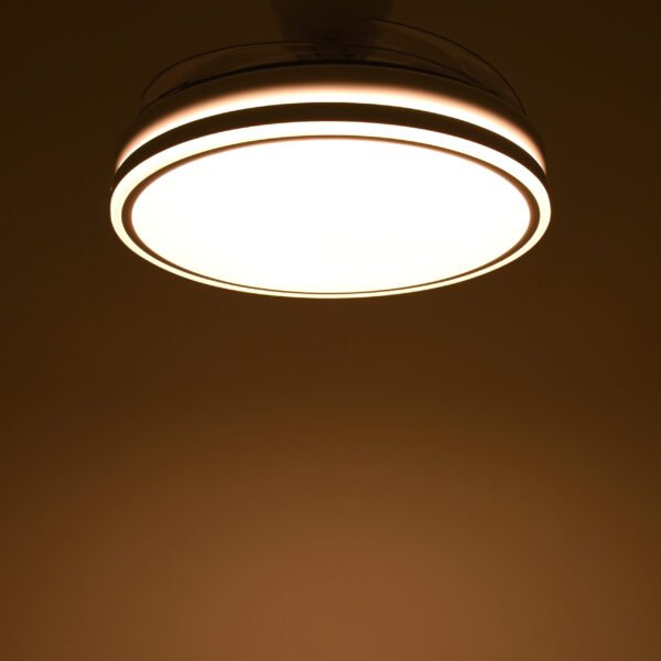 Ventoinha de tecto ASGARD branca, 4 palas retráteis, 72W LED 3000|4000|6000K - Image 6