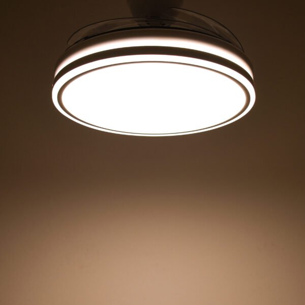 Ventoinha de tecto ASGARD branca, 4 palas retráteis, 72W LED 3000|4000|6000K - Image 7