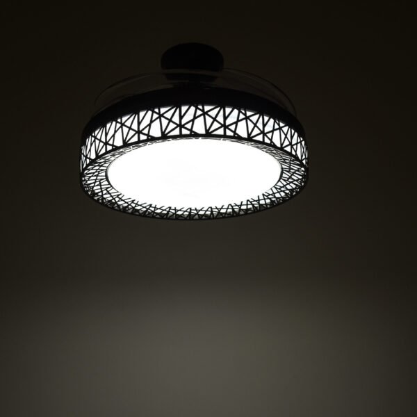 Ventoinha de tecto NIDO preta, 4 palas retráteis, 72W LED 3000|4000|6000K - Image 5