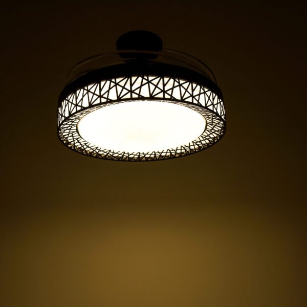 Ventoinha de tecto NIDO preta, 4 palas retráteis, 72W LED 3000|4000|6000K - Image 6