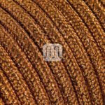 Cabo elétrico redondo flexível revestido a tecido H03VV-F 2x0,75mm2 D.6.2mm, em cobre