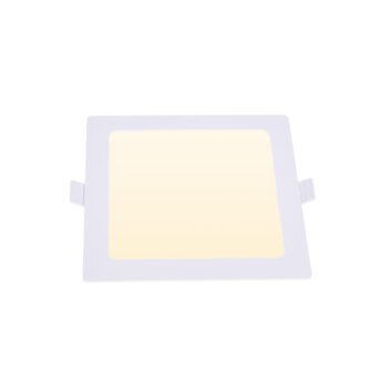Foco de encastrar INTEGO 2.0 PC quadrado 6W LED 600lm 3000K Branco