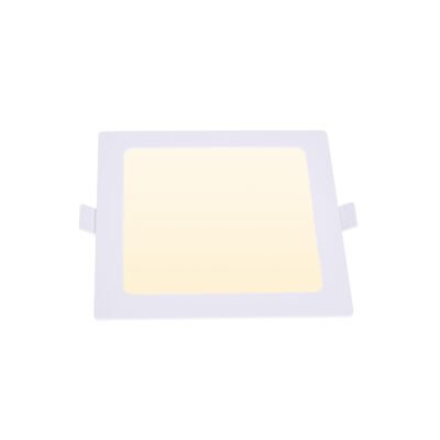 Foco de encastrar INTEGO 2.0 PC quadrado 6W LED 600lm 3000K Branco