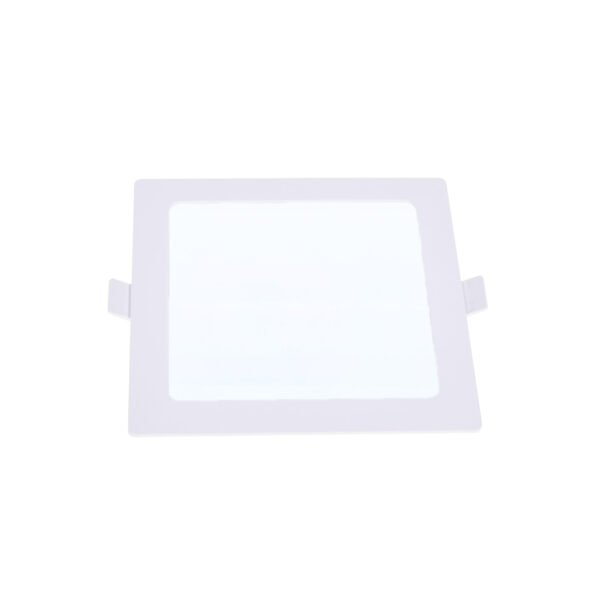 Foco de encastrar INTEGO 2.0 PC quadrado 6W LED 600lm 6400K Branco