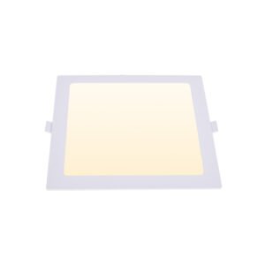 Foco de encastrar INTEGO 2.0 PC quadrado 12W LED 1200lm 3000K Branco