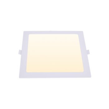 Foco de encastrar INTEGO 2.0 PC quadrado 12W LED 1200lm 3000K Branco