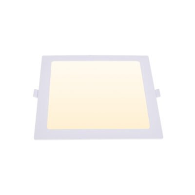 Foco de encastrar INTEGO 2.0 PC quadrado 12W LED 1200lm 3000K Branco