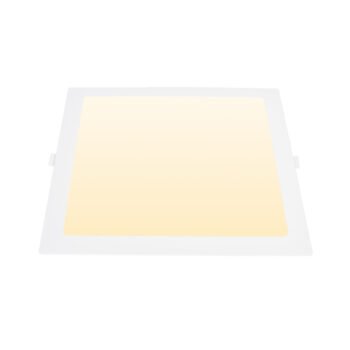 Foco de encastrar INTEGO 2.0 PC quadrado 18W LED 1850lm 3000K Branco