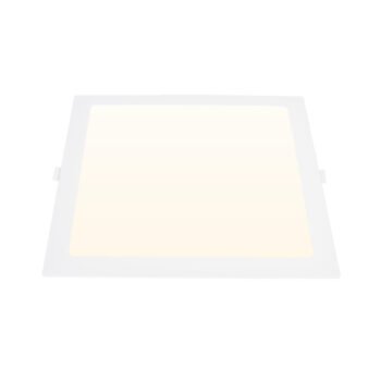 Foco de encastrar INTEGO 2.0 PC quadrado 18W LED 1850lm 4000K Branco