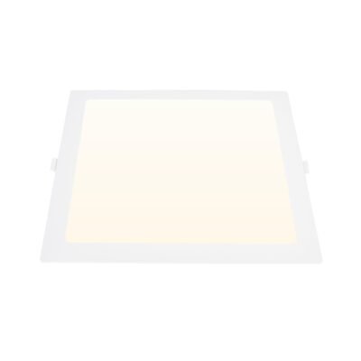 Foco de encastrar INTEGO 2.0 PC quadrado 18W LED 1850lm 4000K Branco