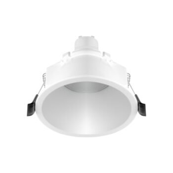 Aro de encastrar INTECA PC redondo Alt.5,2xD.9,4cm Policarbonato (PC) Branco