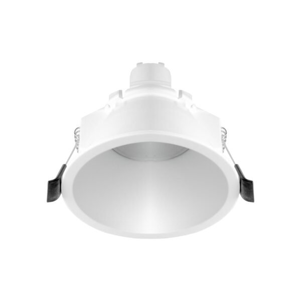 Aro de encastrar INTECA PC redondo Alt.5,2xD.9,4cm Policarbonato (PC) Branco