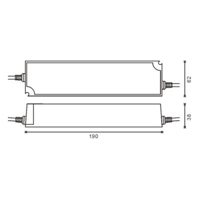 Transformador IP66 (Driver) para Fitas Led 12Vdc 150W - Image 2