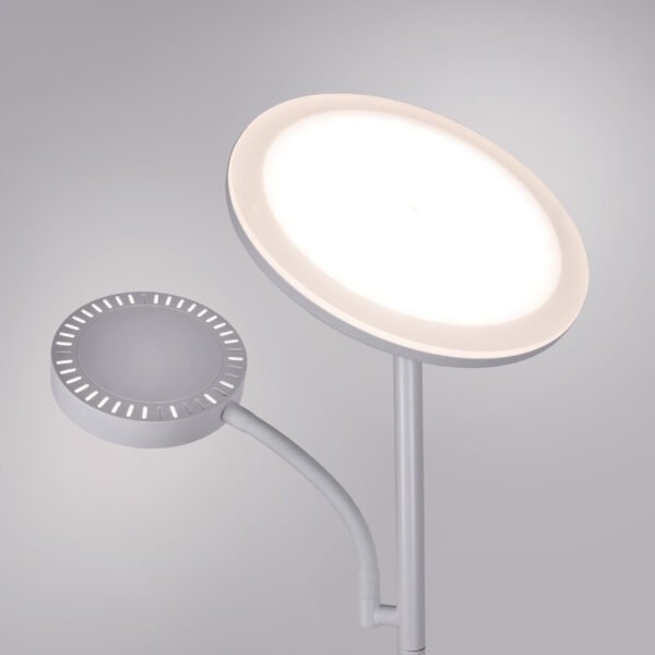 Candeeiro de pé LAGOS com braço de leitura 15+10W LED 4000K branco - Image 3