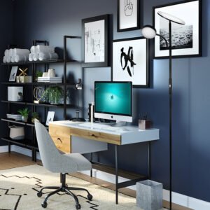 Candeeiro de pé LAGOS com braço de leitura 15+10W LED 4000K preto - Image 4