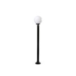Pilar AMBIENTE IP44 1xE27 Alt.160xD.25cm Preto/Branco