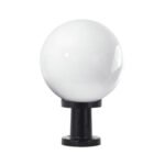 Pilar AMBIENTE pequeno IP44 1xE27 Alt.36xD.25cm Preto/Branco