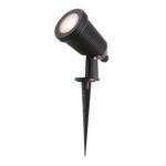Foco com espigão CICLAME IP65 1xGU10 Preto