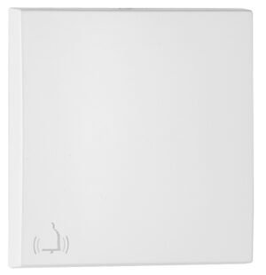 Tecla LOGUS90 com símbolo campainha branco