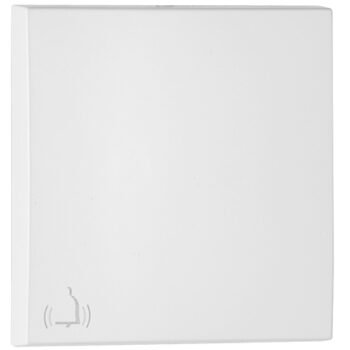 Tecla LOGUS90 com símbolo campainha branco