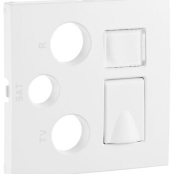 Centro LOGUS90 para tomadas mistas R-TV-SAT-RJ45-FO branco