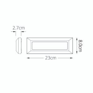 Aplique EIRIZ IP65 1x4W LED 300lm 4000K Cinzento - Image 4