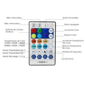 Controlador Wi-Fi para fitas Led RGB+CCT - Image 2