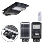 Aplique solar Solar Street Light com sensor IP65 1x50W LED 450lm 6400K Preto