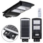 Aplique solar Solar Street Light com sensor IP65 1x100W LED 750lm 6400K Preto