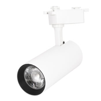 Foco para calha LINE PRO X2 (2condutores) 25W LED 2300lm 4000K 36° Branco