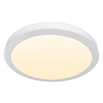 Painel de superficie ERASMUS redondo 32W LED 2560lm 3000K Alt.2,4xD.40cm Branco