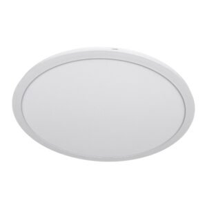 Painel de superficie ERASMUS redondo 40W LED 3200lm 3000K Alt.2,4xD.50cm Branco - Image 2