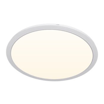 Painel de superficie ERASMUS redondo 40W LED 3400lm 4000K Alt.2,4xD.50cm Branco