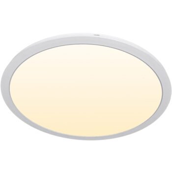 Painel de superficie ERASMUS redondo 48W LED 3840lm 3000K Alt.2,4xD.60cm Branco