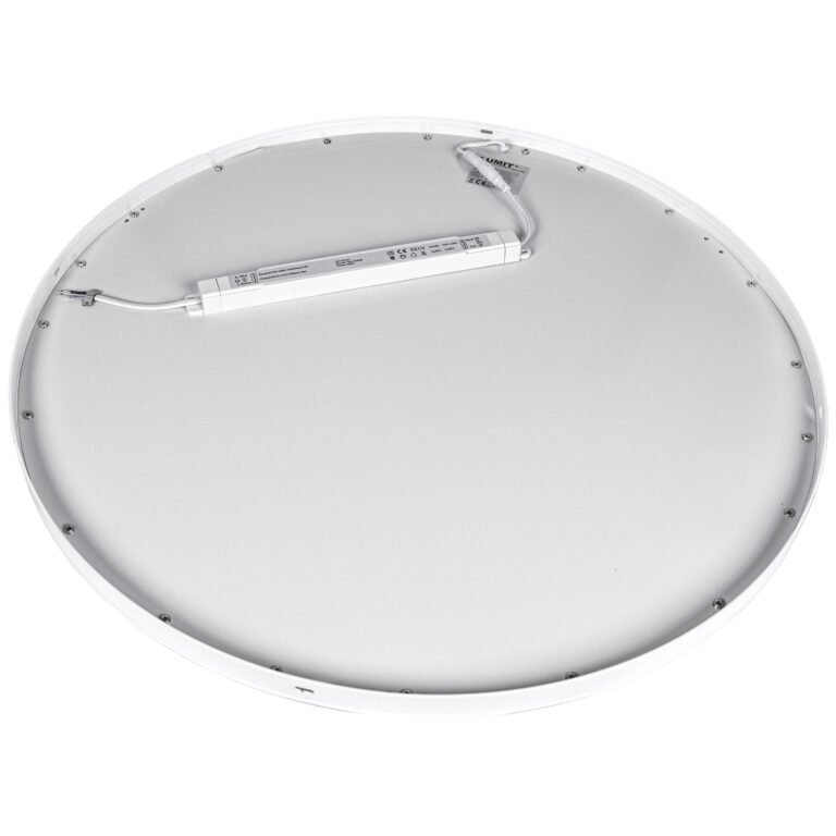 Painel de superficie ERASMUS redondo 48W LED 4080lm 4000K Alt.2,4xD.60cm Branco - Image 4
