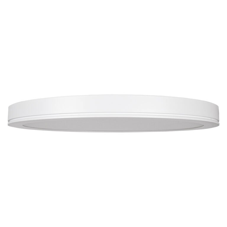 Painel de superficie ERASMUS redondo 48W LED 4080lm 4000K Alt.2,4xD.60cm Branco - Image 3