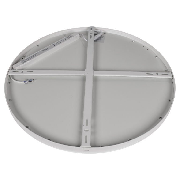 Painel de superficie ERASMUS redondo 48W LED 4080lm 4000K Alt.2,4xD.60cm Branco - Image 5