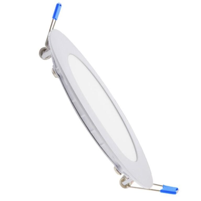 Foco de encastrar SLIM redondo 6W LED 600lm 3000K Branco