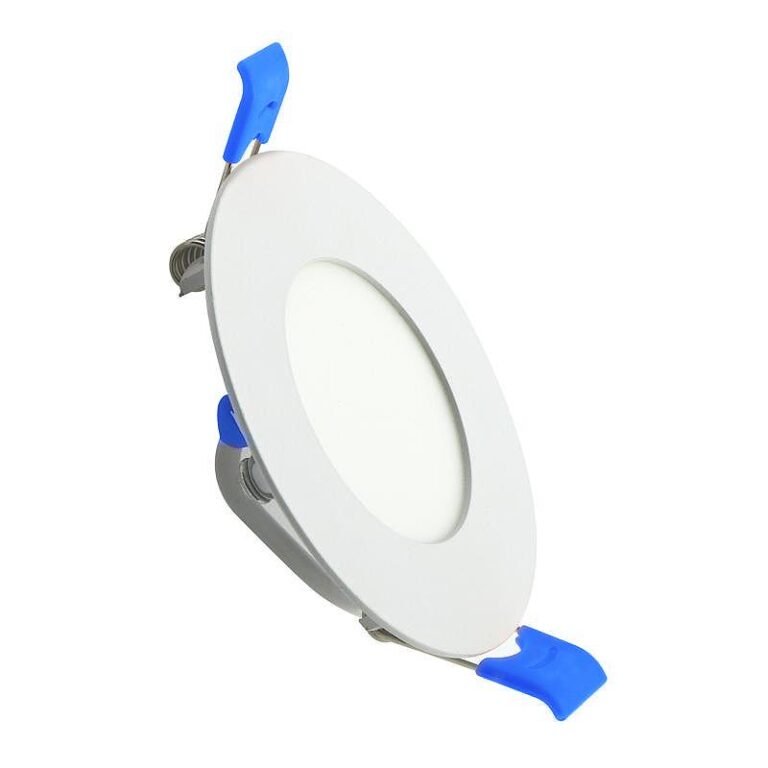 Foco de encastrar SLIM redondo 5W LED 500lm 6000K Branco