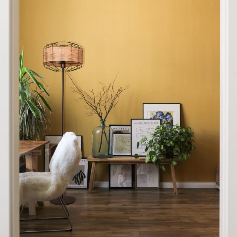 Candeeiro de pé SOLANGE D.35xAlt.156cm 1xE27 em Vime - Image 2