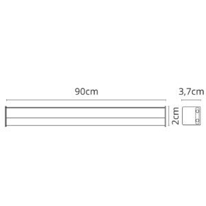 Régua AXINITE 90cm 12W LED 1080lm 4000K Branco - Image 3
