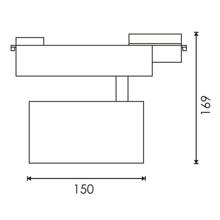 Foco para calha TURIN (4 condutores) 30W LED 2680lm 6000K 24° Alumínio Preto - Image 4